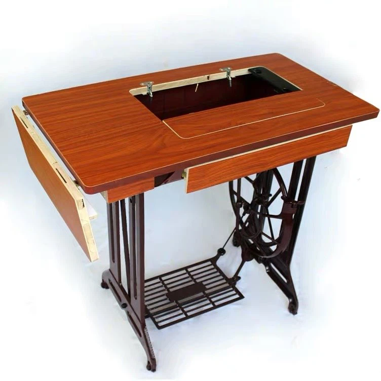 সেলাই মেশিন টেবিল এবং 3টি ড্রয়ার সহ স্ট্যান্ড